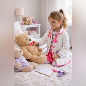 Only Little Once Disney Doc McStuffins 3 piece dress-up set- size 5